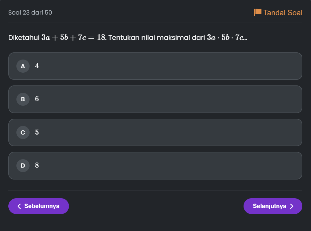 Bocoran Soal 4 - AM-GM